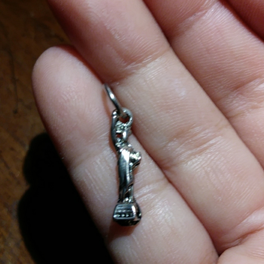 SALE! Small Statue of Liberty 925 marked charm